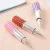 Creatieve Ballpoint Pens Lipstick Shape Glitter Gel Pen schaalbare Signature Pen Stationery School Office Supplies