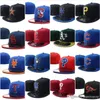 One Piece All Team Fan's HOu Fitted Baseball Hat On Field Mix Order Size Closed Flat Bill Base Ball Snapback Caps Bone Chapeau