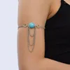 Bangle vintage natuursteenarm ketting armbanden voor vrouwen Boheemian Tassel Upper Beach Bondage sieraden