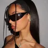 선글라스 펑크 원피스 2000's 여성 디자이너 Sun Glasses UV400 Unisex Shades 패션 안경 Y2k 안경