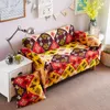 Stol t￤cker tropisk blommig geometrisk randtryckstryck SOFA Protector Slipcover Modernt vardagsrum Damms￤ker elastisk soffa
