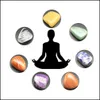 Piedra Irregar Siete Chakra Energía Conjunto de combinación de piedras Cristal curativo natural Adornos de piedras preciosas Decoración Regalos Bolsa para niños DHHHV