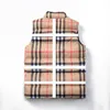 Heren Vesten Down Jacket Warm en comfortabele streep Europees merk Trench Coat Style Classic borduurpatroon Mouwloze hoodie 3xl