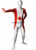 Fantaisie feuilles d'érable Canada Drapeau catsuit costumes complet body Robe Zentai Seconde Peau Costume Costume Spandex combinaison