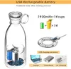 Fruit Vegetable Tools Portable Blender Bottle Electric Orange Juicer Wireless Fresh Juice Extractors Mixer Smoothie Citrus Squeezer Bullet 221010