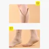 Knöchelunterstützung, Kompressions-Reißverschluss-Socken, Zehen-Strumpf mit offenem Bein und Sport-Fitness für Damen und Herren