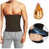 Men's Body Shapers Men's Sauna Sweating Waist Cinchers Men Trainer Tummy Control Abdomen Fat Burning Weight Loss Slimming Girdle Belts