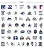 50pcs-pack Football Sticker