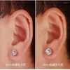 Rückseiten-Ohrringe, 1 Paar, modisch, magnetisch, magnetischer Ohrclip, Perle, glänzender Zirkon, nicht durchdringend, für Damen und Herren, Manschettenbolzen-Set
