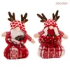 Decorazioni natalizie Gnomi con simpatiche corna Sacchetti regalo Renna fatta a mano Tomte Svedese Peluche Elk Figurina scandinava