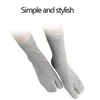 Chaussettes de sport 1 paire japonaise unisexe kimono tongs sandale chaussette fendue deux doigts marche