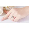 Anéis de noivado de casamento de luxo para a noiva real de prata esterlina Yanhui jóias finas 200322