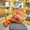 Pillow 120CM Simulation Food Real Life Style Chicken Leg Chick Wing Drumstick Fried Rice Noodles Birthday Gift