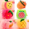 Accueil Bain Brosses Couleur belle bain fleurs forme de fruits enfants bains boules éponges enfants Scrubbers produits LT086