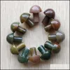 Каменная мода натуральный каменный орнамент грибные розы aventurine Quartz Ожерелье Ожерелье для ювелирных изделий.