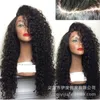 Perucas sintéticas Moda peruca pequena tubo cacheado longa temperatura altíssima capa de cabelo peruca feminina 221010