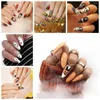 ongles noirs d'halloween