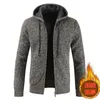 Men's Sweaters Autumn And Winter Men's Cashmere Thickened Knitted Cardigan Sweater Patterned Jacket Warm Coat Casual Loose