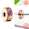 925 Sterling Silver Dangle Charm Beads High Quality Jewelry Gift Wholesale Rose Gold Gold Clip Clip Bead Bead Fit Pandora Bracelet DIY