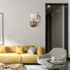 Wall Lamp American Minimalist Creative Hardware Living Room and Bedside Bedroom Study El Lobby Designer Exempelkonst