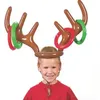 Drôle renne bois de cerf chapeau anneau lancer noël fête de vacances jeu fournitures jouet enfants enfants jouets de noël JNB16102
