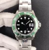 Relógios antigos liga Green Black Bezel Men's Watch Automatic Cal.3135 MOVIME