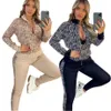 Diseñador de ropa para mujer Chándales Conjunto de dos piezas Trajes Ropa deportiva de manga larga Cárdigan Uniforme de béisbol Jogging Traje deportivo Carta de moda Imprimir K468