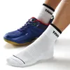 Sportstrumpor 3 par Taan Men Sock Badminton Tennis Summer Cotton Skidproof Kne High Handduk T-342