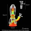 Wasserpfeifen 7'' Monster Filterelement Silikonharz Glas Wasserpfeife Raucherbongs Shisha Dab Rig