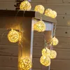 Cordes 5M 20 LED Guirlande Lumineuse Guirlande Armure Boule Festoon Mariage Fée Lumière Noël Décoration Extérieure Jardin Fête De Vacances