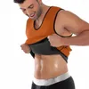 Men's Tank Tops Men Gym Neoprene Vest Sauna Ultra Thin Clothing Sleeveless Sweat Shirt Body Shaper Slimming Corset Plus Size 4XL