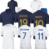 フランスクラブフルセット 2022 サッカーユニフォーム 2023 ベンゼマ MBAPPE グリーズマンサリバコマンパヴァールカンテマイヨデフットエキップマイヨ子供キット女性男性サッカーシャツ 88