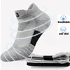 Men's Socks Large Size Sports For Men Women Thick Terry Cotton Breathable Short Tube Black White Crossfit Running Travel Bicycle