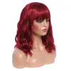 Synthetic Wigs Wig simulation hair headset women's wig hat air Liu Haihai ripple medium long female curly hair chemical fiber 221010