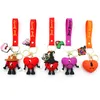Porte-clés en PVC Bad Bunny Straps Boucle souple Décorations Charms pour enfants Designer Cartoon Bag Pendant
