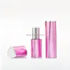 Bouteilles de stockage 12.1mm Plastique Violet Rose Tube À Lèvres Cosmétique Beauté Rouge Bleu Trièdre Rouge À Lèvres Rechargeable Conteneur Bouteille