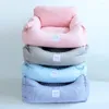 Dog Car Seat Covers Canvas Soft Kennel Outdoor Pet Mat Bed Safety Fully Removable Washable Travel Cat Nest Puppy Accessories