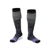 Sports Socks Gradient Compression Sport Sport Men e Women's Knee High Sock Outdoor Riding Nylon