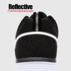 LARNMERN Легкие дышащие защитные стальные рабочие ботинки для мужчин, антисхватывающих конструкций с отражающим Y200915