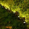 LAWN LÄNGA SOLAR LED Utomhus trädgårdsvattentät landskapsbelysning för gårds gångväg uteplats fördrivning dekoration