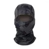 خوذات الدراجات النارية Camouflage Army Cycling Cap Balaclava Hats Full Face Mask Headgear for Wargame CS Moto Motocross