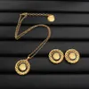 Fashion Pendant Necklace Earrings Designer Necklaces Ear Studs Personality Design for Woman Temperament 2 Optional