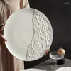 Пластины керамическая западная тарелка диск творческий ресторан