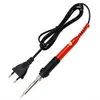 220V 60W Elektrisch soldeer Soldeer Instelbare temperatuur Soldeer Lassen Rework Soldering Irons Kit Pomp Standhouder Tips