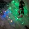 Strings 2M 20LED LED Bottiglia di vino Luci a forma di sughero Filo d'argento Mini stringa colorata per Natale al coperto all'aperto