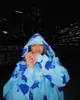 Sweats à capuche pour femmes Sweats à capuche avec lettres colorées brodées Sweat à capuche zippé en vrac Femmes Automne et hiver Veste en coton épaissie Harajuku Sweat-shirt surdimensionné 221010