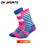 Sports Socks DH Professional Cyclingファンキーな通気性ウィッキングロードバイクスポーツコンプレッションランニング