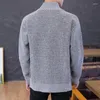 Heren trui trui mannen mode Koreaanse stijl kleding slanke heren lange mouw gebreide vesten oversized 2022