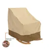 Chair Covers Waterproof Patio Cover Outdoor Single Rocking 210D Anti-dirty And Anti-ash Garden Furniture Stool