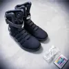 Air Mag Spor Kekiği Marty McFly'nin Air Mags Led Ayakkabı Adamı Geri Geri Geri Geri Koyu Gri Botlar McFlys Sneaker Box Top ile